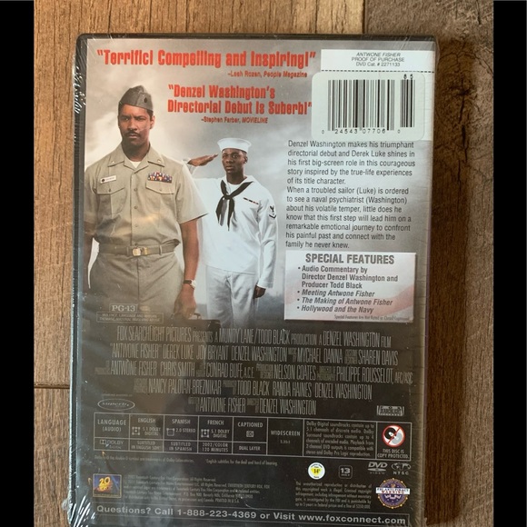 Brand New Sealed DVD. Denzel Washington in Antwone Fisher - Picture 2 of 2